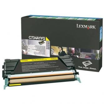 Lexmark C734A1YG żółty (yellow) toner oryginalny
