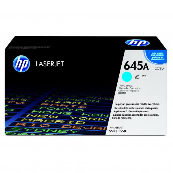HP 645A, C9731A błękitny (cyan) toner oryginalny