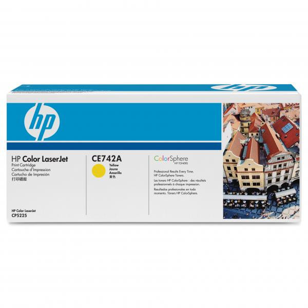 HP 307A CE742A żółty (yellow) toner oryginalny
