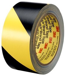 3M 5702 Taśma pcv żółto-czarny, Odporność na ścieranie, 50 mm x 33 m