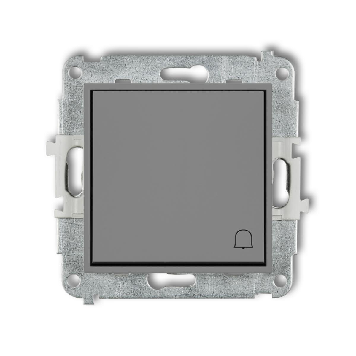 Karlik Przycisk dzwonkowy MINI szary 27MWPUS-4