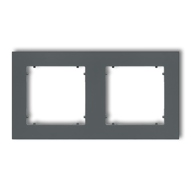Karlik Ramka podwójna uniwersalna MINI 28MR-2 grafit 28MR-2