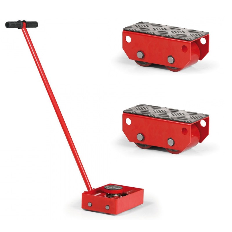 Platformy transportowe - zestaw; maksymalne obciążenie 4800 kg