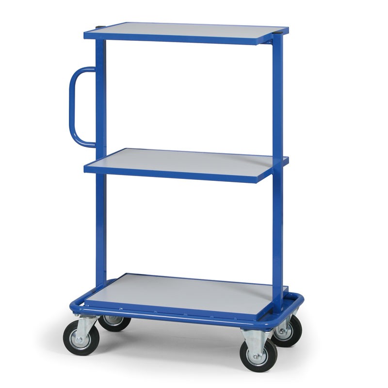 B2B Partner Wózki do skrzynek z półkami, 3 piętra 101627