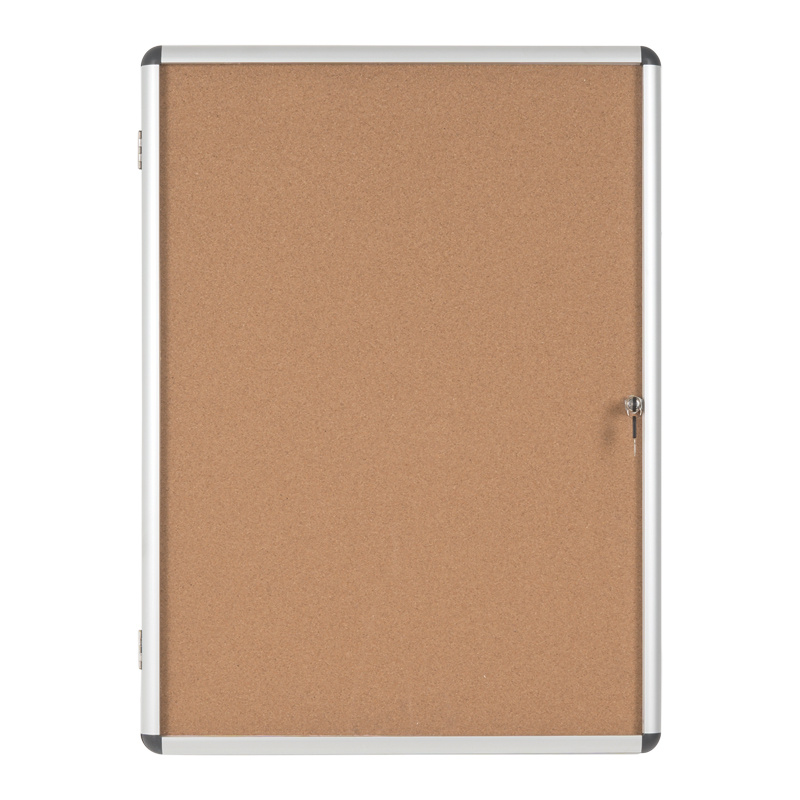 Gablota informacyjna z korkową powierzchnią, 720 x 980 mm