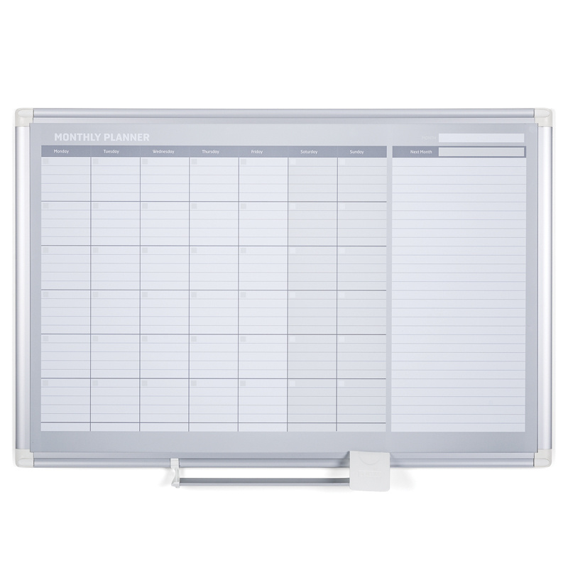 BI-OFFICE Planer, Tablica suchościeralno-magnetyczna do planowania miesięcznego LUX, 900x600 mm GA0397830-002