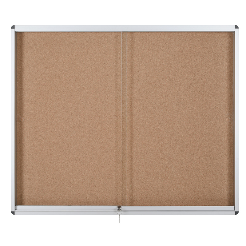 Bi-Office Gablota z drzwiami przesuwnymi, korkowa, 967 x 706 mm VT690101160