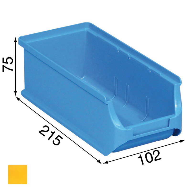Allit pojemnik ProfiPlus nr 2L, żółty długi 102x215x75mm (456232)
