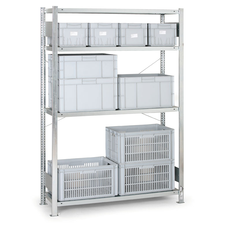 META Regał półkowy CLIP, 230 kg, 2000x1300x800 mm, podstawowy 14322