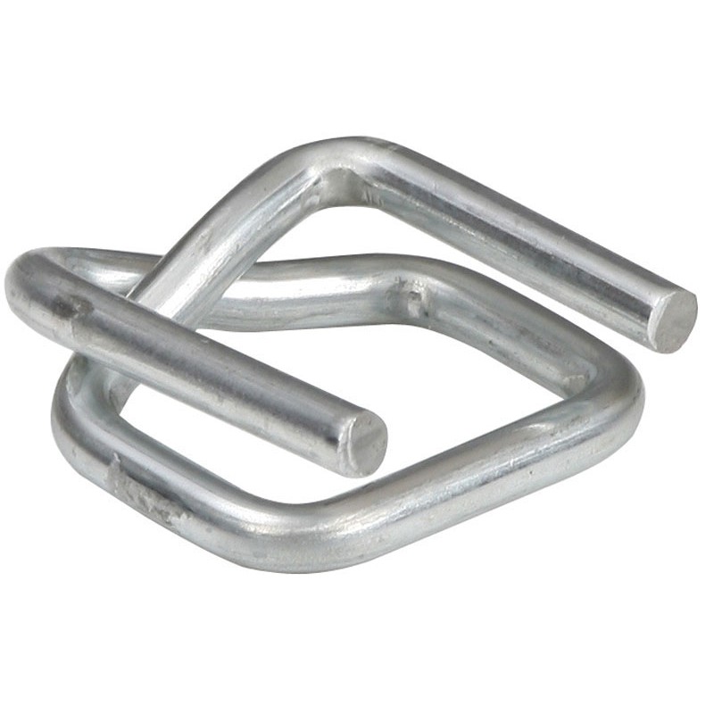 B2B Partner Zapinki druciane do taśm PES/PP, ocynkowane, 13 mm, 1000 szt. 588.3013.0