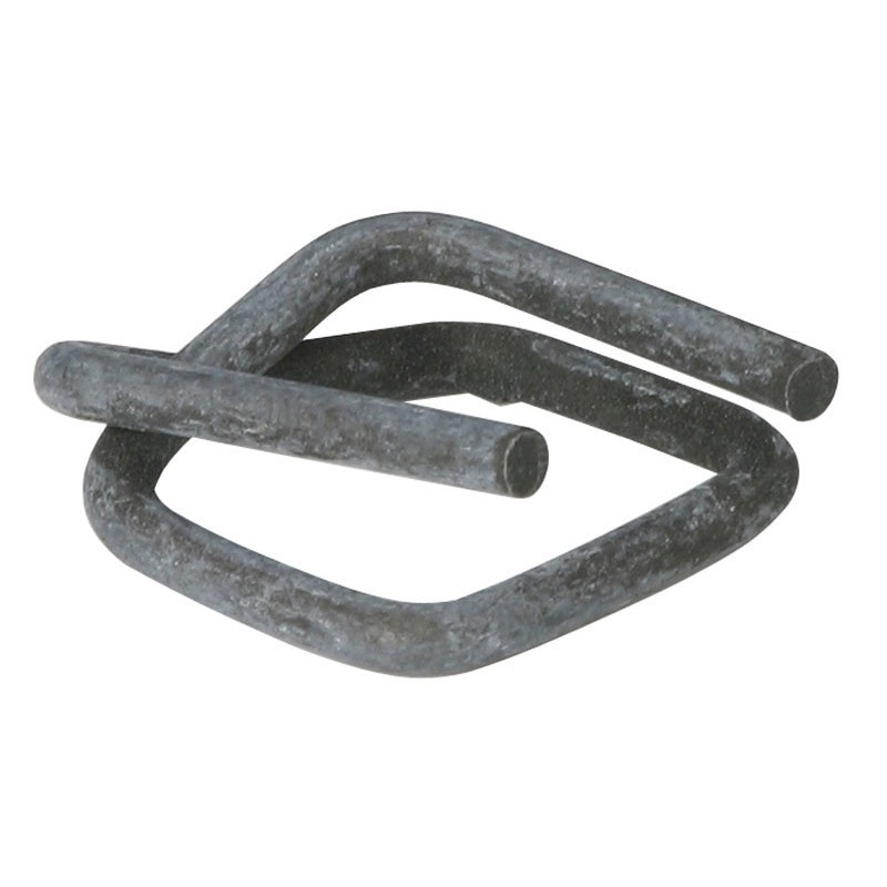 B2B Partner Zapinki druciane do taśm PES/PP, fosforowe, 19 mm, 1000 szt. 588.4019.0