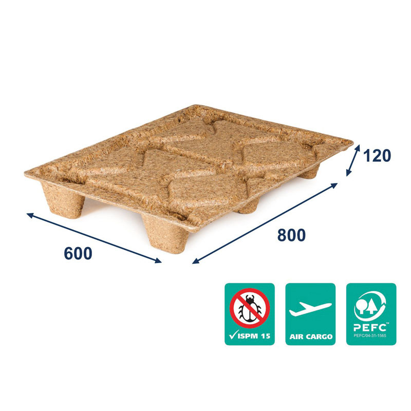 B2B Partner Palety eksportowe INKA, 800x600x120 mm, 5 szt. INKA F64