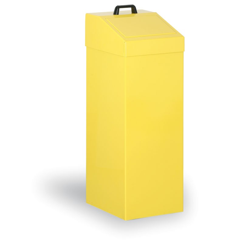 Kovona Kosz metalowy na śmieci segregowane, 100 l, żółty N96100.2.A8.2.2