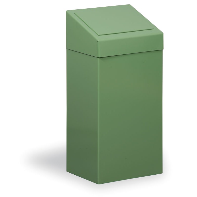 Kovona Kosz metalowy na śmieci segregowane, 45 l, zielony N96000.2.11.2.2