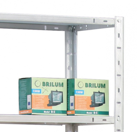 Kovona Regały półkowe 2 szt., 75 kg, 2000x1000x500 mm, 6 półek, biały N92400.2.A5.0.B2B