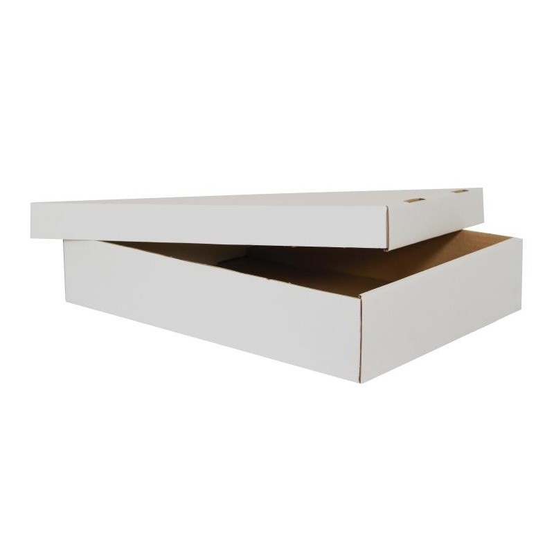 B2B Partner Pudła kartonowe białe na żywność, 580x380x100 mm, 25 szt. 33 170
