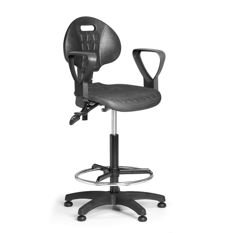 EUROSEAT Krzesło PUR, asynchroniczna mechanika 300104