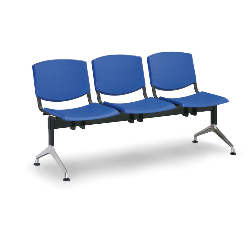 Euroseat Plastikowa ławka Smile,3-siedzenia 300333