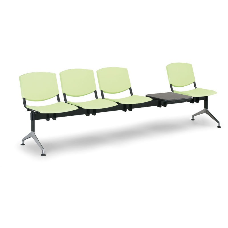 Euroseat Plastikowa ławka Smile, 4-siedzenia + stolik 300358