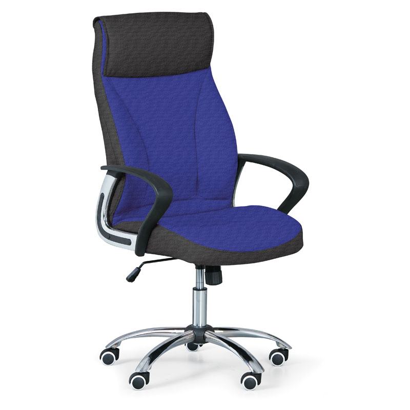 B2B Partner Fotel biurowy DERRY TEX, niebieski NF294 Tex Blue26-39