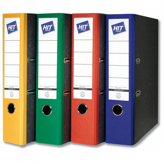 HIT Office Kolorowe segregatory dźwigniowe - szerokość 7,5 cm 282.03