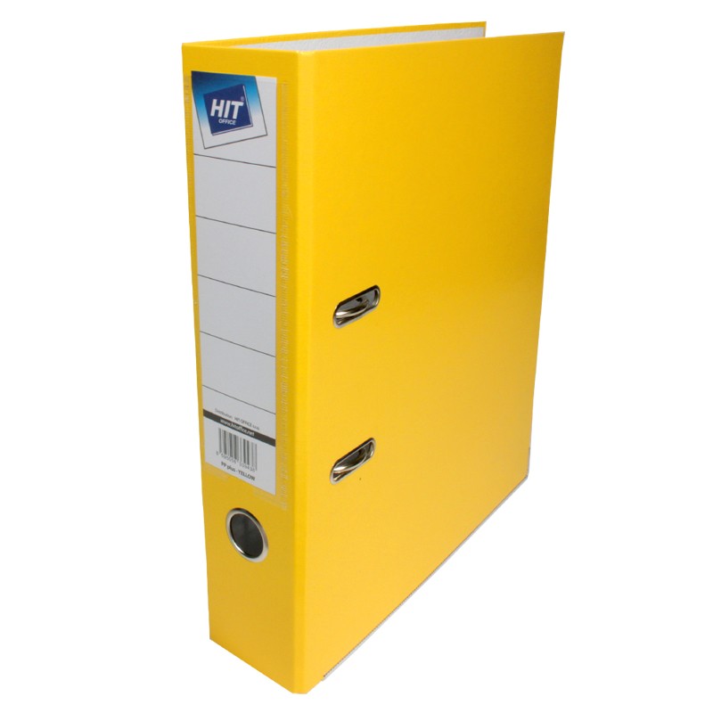 HIT Office Segregator dźwigniowy 7,5 cm, żółty 355.05
