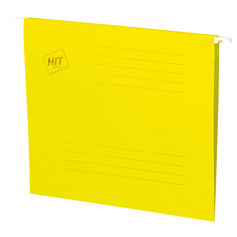 HIT Office Teczki zawieszane A4, żółte, 50 szt. 251.03