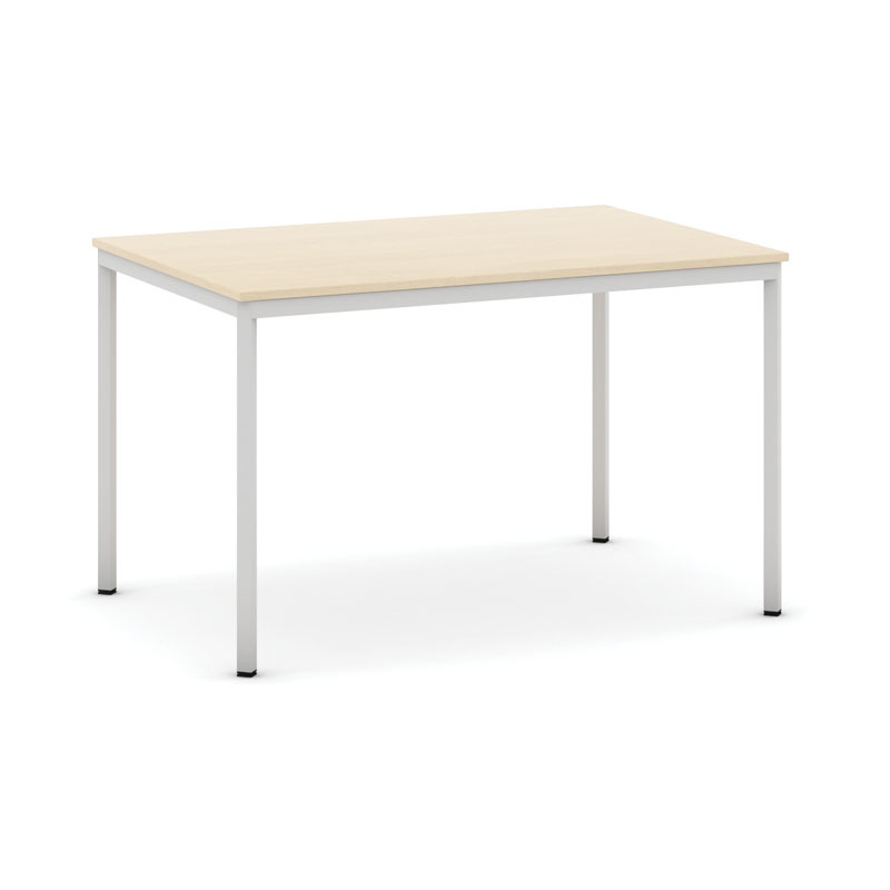 B2B Partner Stół do jadalni i stołówki, jasnoszara konstrukcja, 1200x800 mm, brzoza 555250