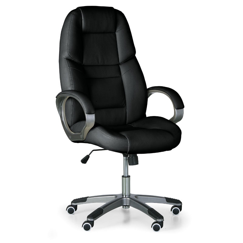 B2B Partner Krzesło biurowe skórzane KEVIN, czarne NF-0219 PU black 1