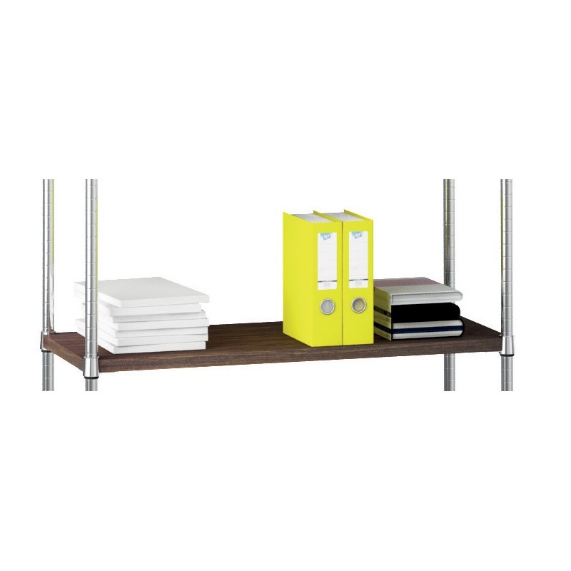 B2B Partner Laminowana półka do chromowanych regałów, 900 x 450 mm MDF9045