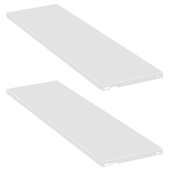 Element System Metalowa półka 800x350 mm, biała, opakowanie 2 szt. 10700-00027