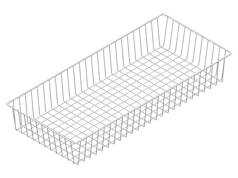 Element System Druciany kosz półkowy, 800x350 mm, biały 10705-00000