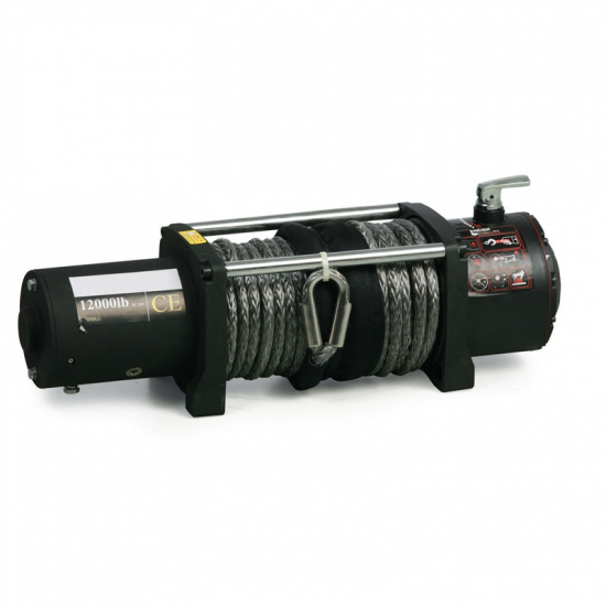 B2B Partner Elektryczna wciągarka linowa 12000 24 V - stalowa lina n02-24