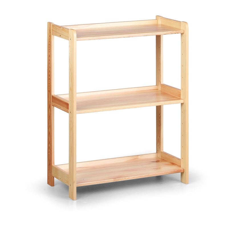 B2B Partner Drewniany regał, 3 półki, 890x680x335 mm 11030