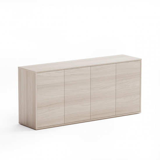 PLAN Szafka biurowa niska BLOCK Wood 611233