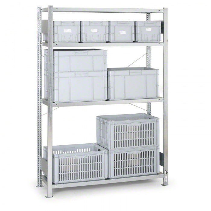 META Regał półkowy CLIP, 230 kg, 2500x1300x500 mm, dodatkowy 181794