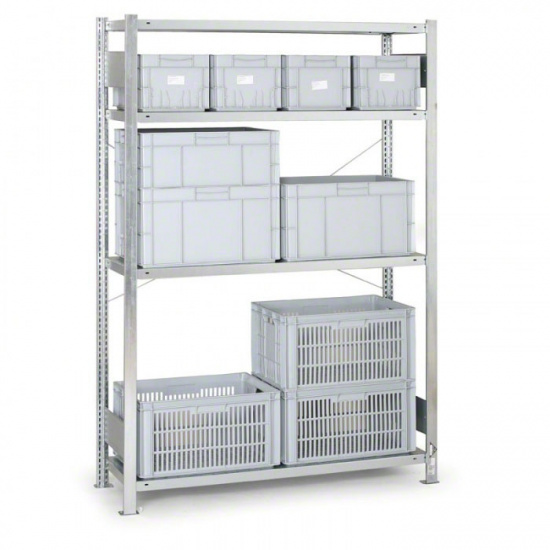 META Regał półkowy CLIP, 200 kg, 2500x1500x500 mm, podstawowy 185243