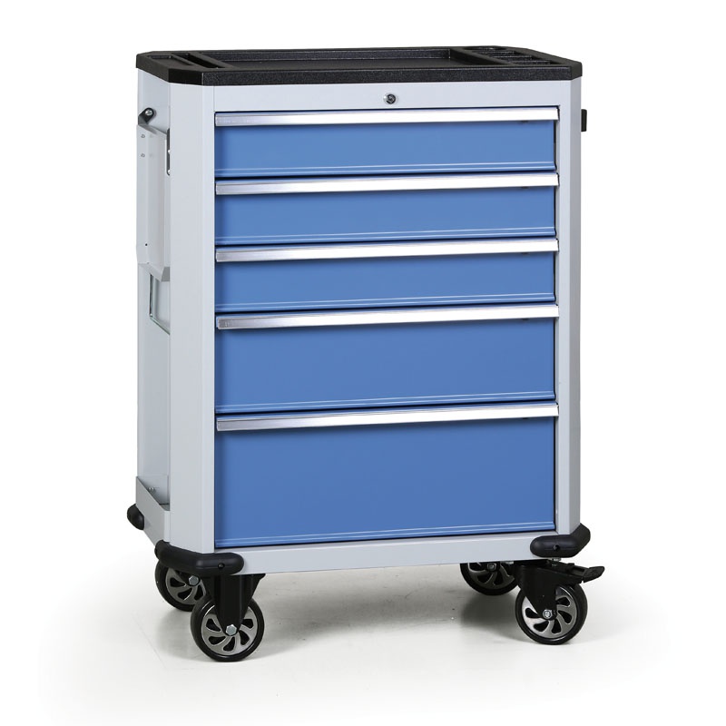 B2B Partner Wózek warsztatowy EXPERT, 5 szuflad TBR 9005-X