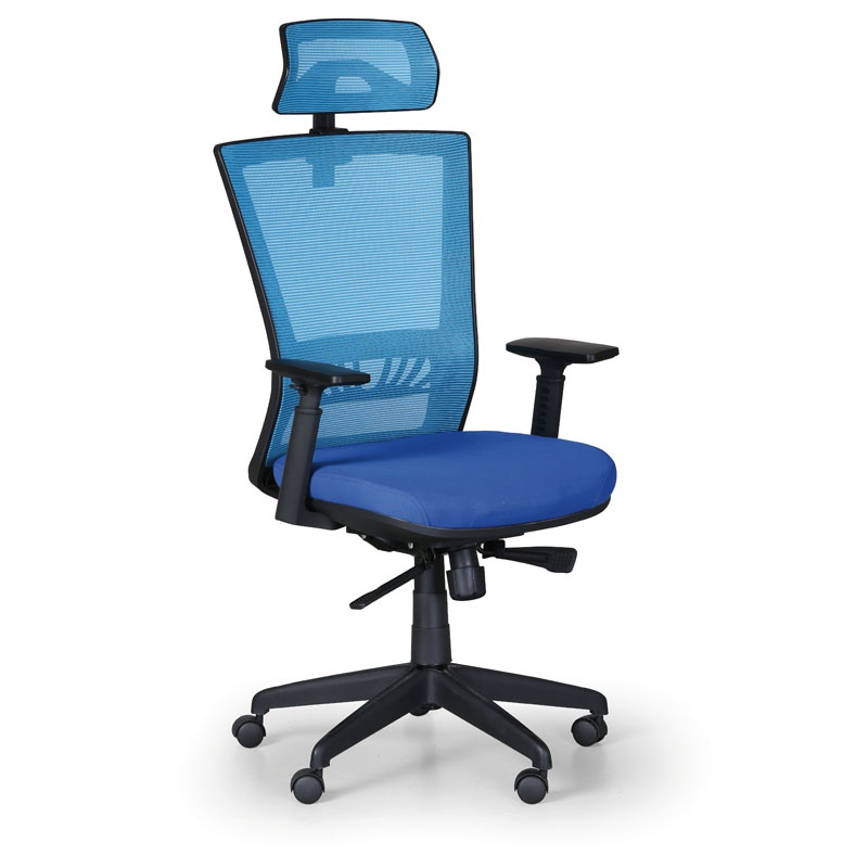 B2B Partner Krzesło biurowe ALMERE, niebieske 8926AS/305-2/1062-2