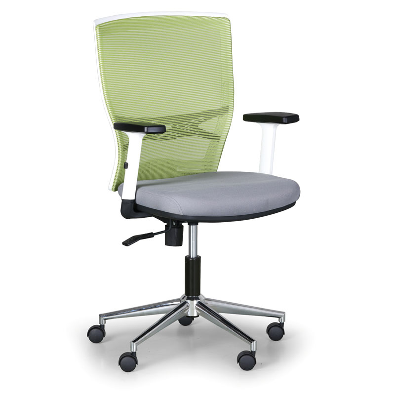 B2B Partner Krzesło biurowe HAAG, zielone/szare 8927WB/16-4/1062-3