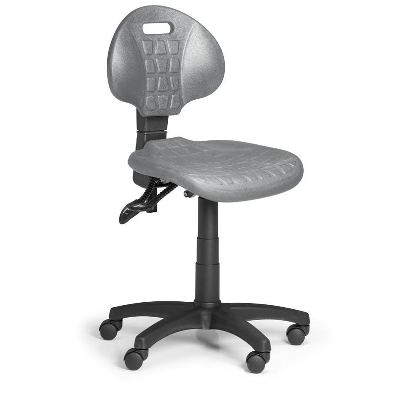 B2B Partner Krzesło PUR, asynchroniczna mechanika, do twardych podłóg 300514