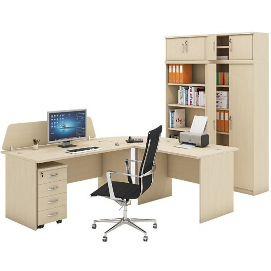B2B Partner Biurko proste, długość 1800 mm, brzoza CF-D0741,CD060