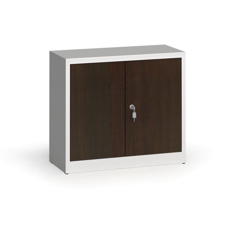 ALFA 3 Szafy spawane z laminowanymi drzwiami, 800 x 920 x 400 mm, RAL 7035/wenge 1261171