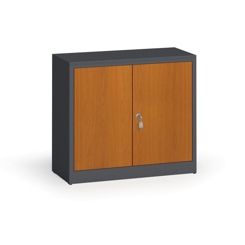ALFA 3 Szafy spawane z laminowanymi drzwiami, 800 x 920 x 400 mm, RAL 7016/czereśnia 1261213