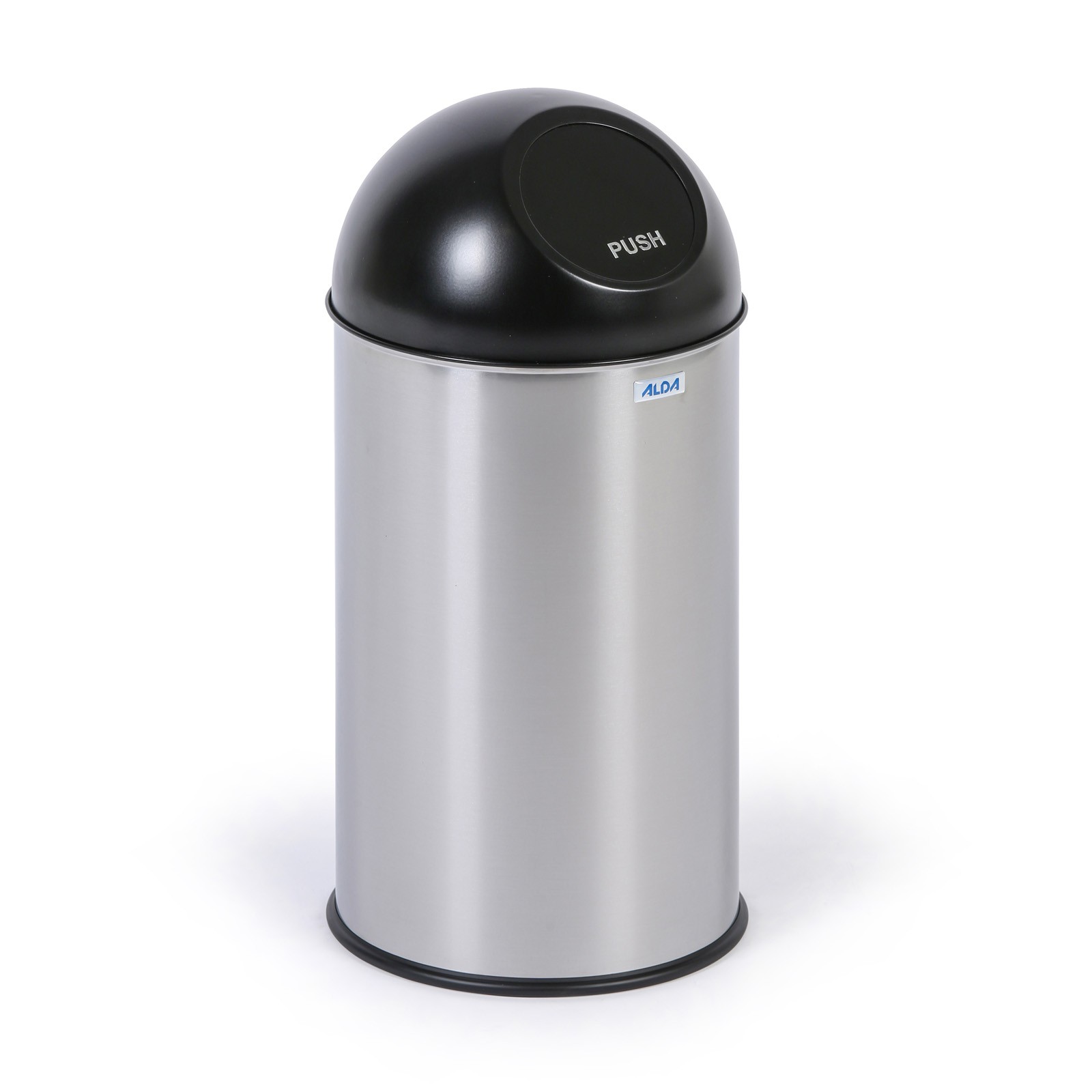 ALDA Kosz z otwieraniem typu PUSH 20 l, satyna |  Clean World 605B