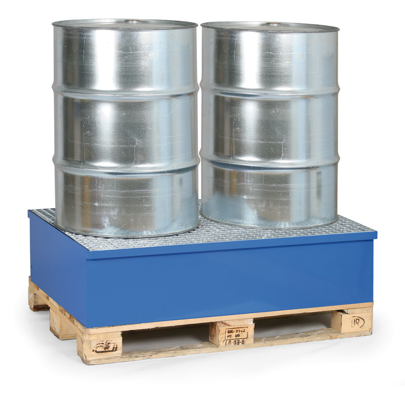 KOVONA Wanna wychwytowa, pod 2 bezcki, pojemność 240 L, niebieski 178069