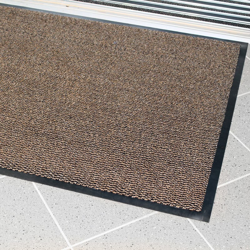 B2B Partner Wycieraczka polipropylenowa na podkładzie gumowym, brązowa, 60x90cm VP010501