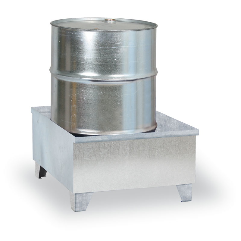KOVONA Ocynkowana wanna wychwytowa na nogach, na 1 beczkę, 100l V8735