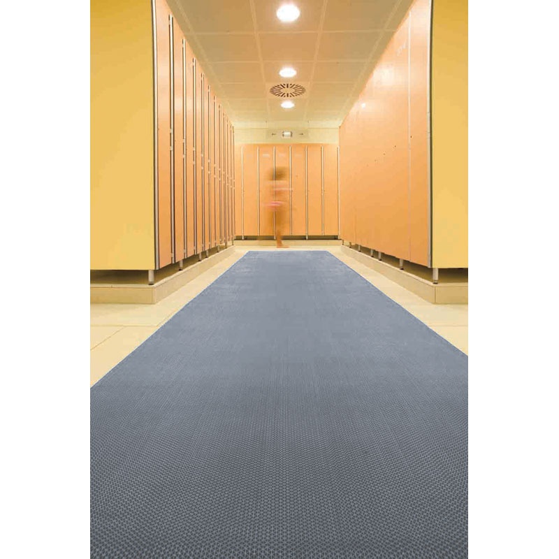 PARTNER B2B Uniwersalna mata winylowa, 5 mm, szerokość 1,2, szara 12218