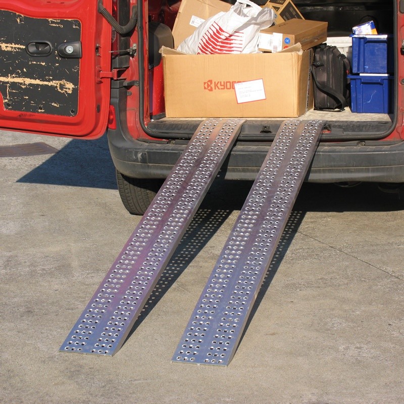 METALMEC Szyny najazdowe, para, długość 1485 mm, szerokość 200 mm, nośność 500 kg M030B2HS/15
